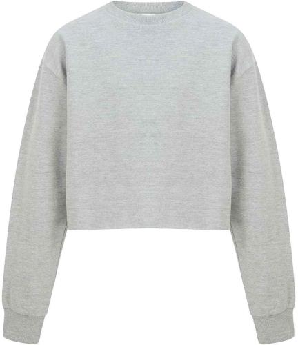 SF Minni Kids Cropped Slounge Sweatshirt - HEA - 13